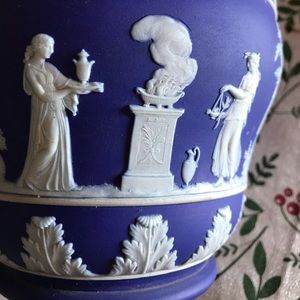 Wedgewood marked number eight planter. Greek figures.